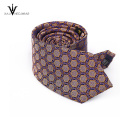 Custom logo design microfiber jacquard mens neckties